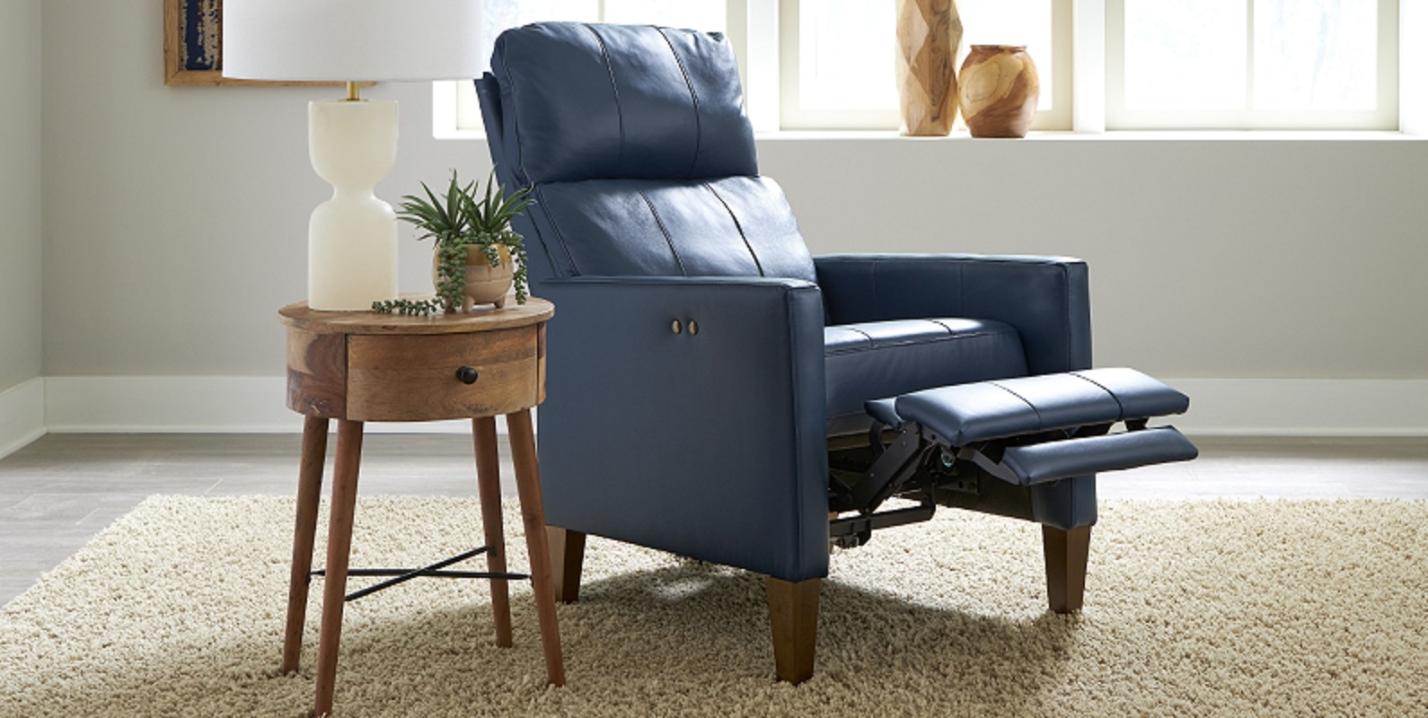 Janae Leather Recliner