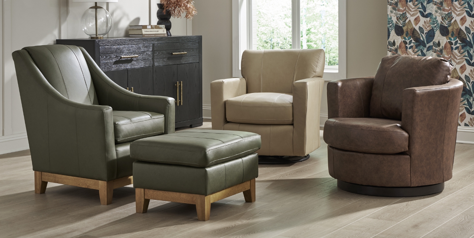 Signature Series Leather Chairs